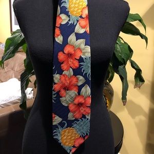 Tropical’s by Tango tie with pineapples & hibiscus